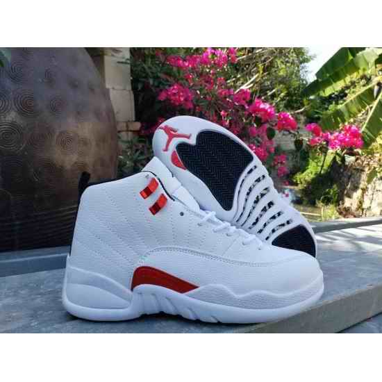 Men Jordan 12 MO Red White Shoes
